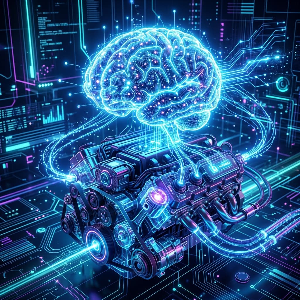 AI Brains and Car Engines: The Abstract Future