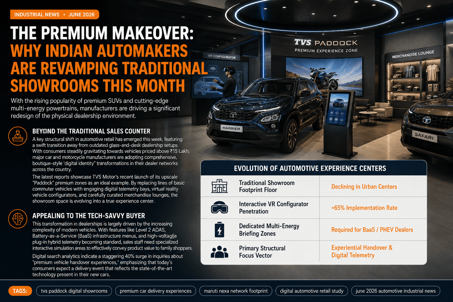 The Premium Makeover: Why Indian Automakers are Revamping Traditional Showrooms This Month